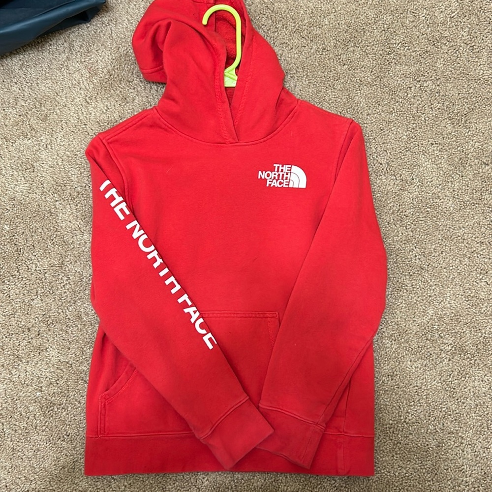 The North Face sweatshirt